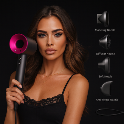 THairaLys™ Sèche-Cheveux Professionnel Sans Pale  –  Séchage Rapide & Brillance Éclatante