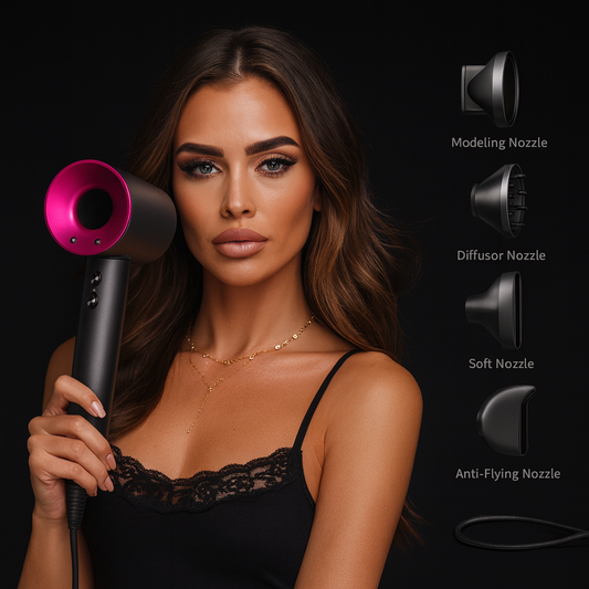 THairaLys™ Sèche-Cheveux Professionnel Sans Pale  –  Séchage Rapide & Brillance Éclatante