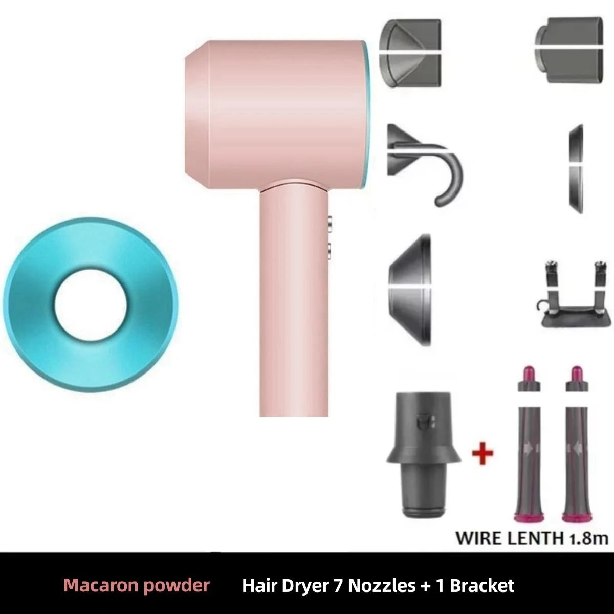 THairaLys™ Sèche-Cheveux Professionnel Sans Pale  –  Séchage Rapide & Brillance Éclatante
